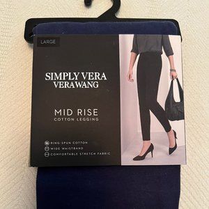 Simply Vera Wang Leggings MID RISE Large